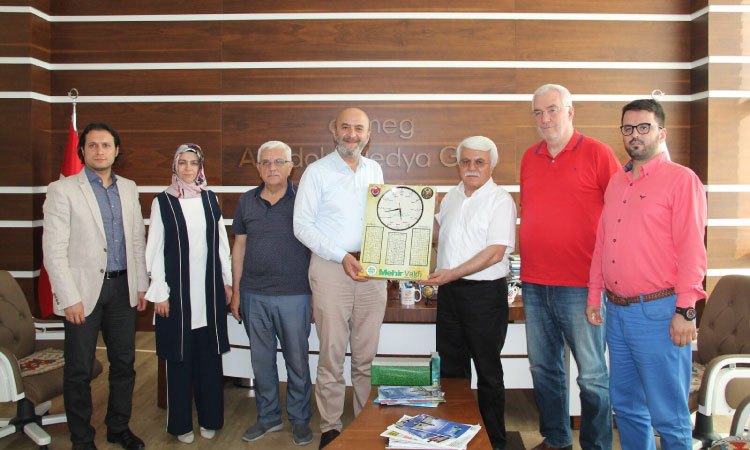 KON TV´YE 25. YILI HAYIRLI OLSUN ZİYARETİNDE BULUNDUK