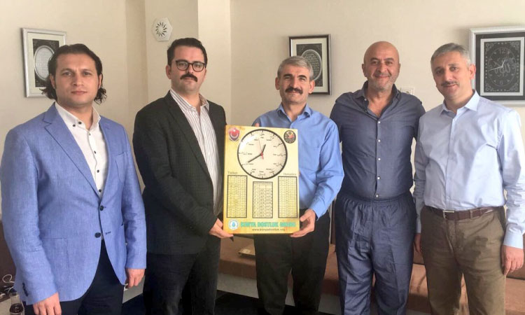 UŞAK ULUSLARARASI ÖĞRENCİLER SORUMLUSU MEHMET ÖZGEDİK BEY'E ZİYARET